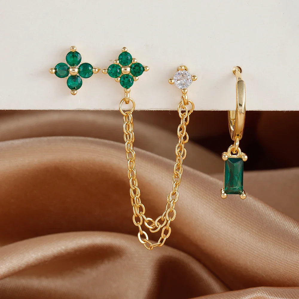 Zodiac Birthstone Earrings Set for Everyday Celestial Style-20