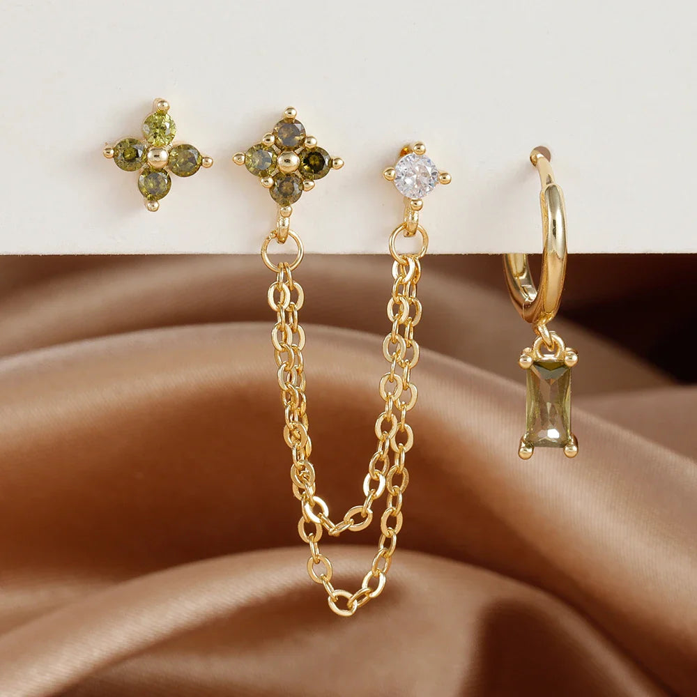 Zodiac Birthstone Earrings Set for Everyday Celestial Style-23