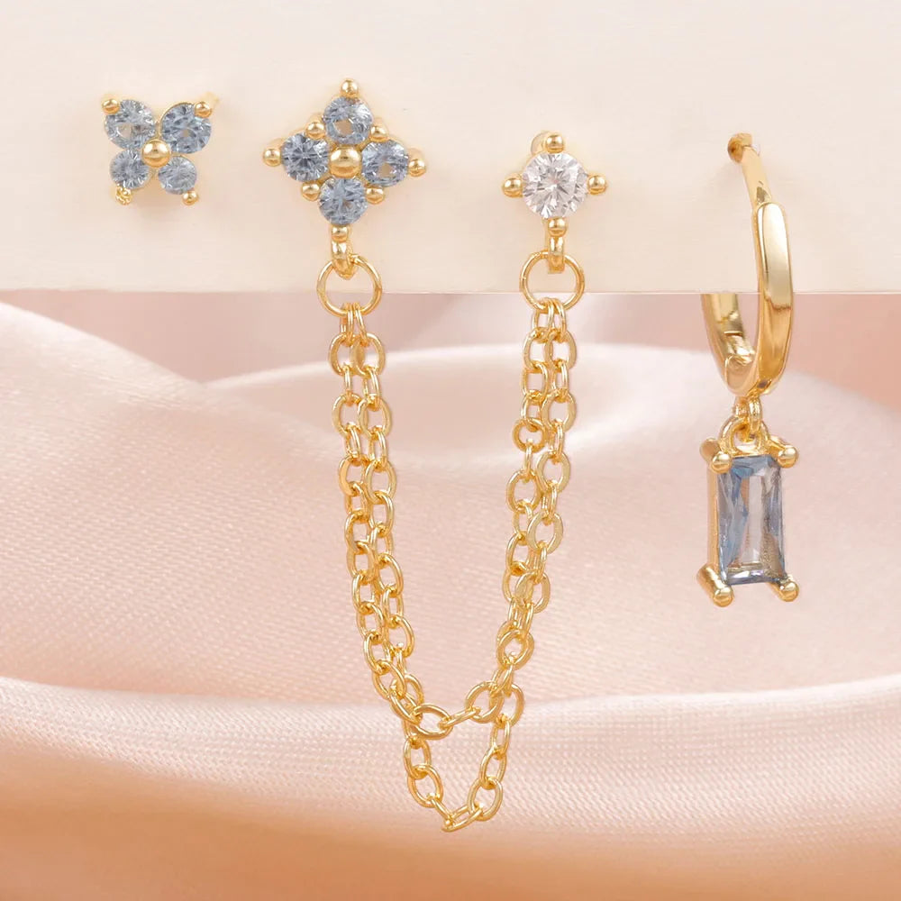 Zodiac Birthstone Earrings Set for Everyday Celestial Style-15