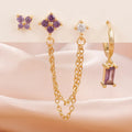 Zodiac Birthstone Earrings Set for Everyday Celestial Style-5